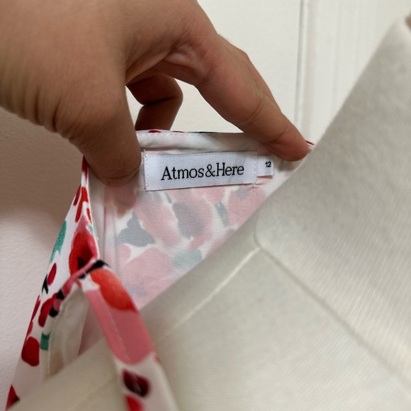 Atmos&Here Red Floral Kiera Maxi Dress - Picture 9 of 10